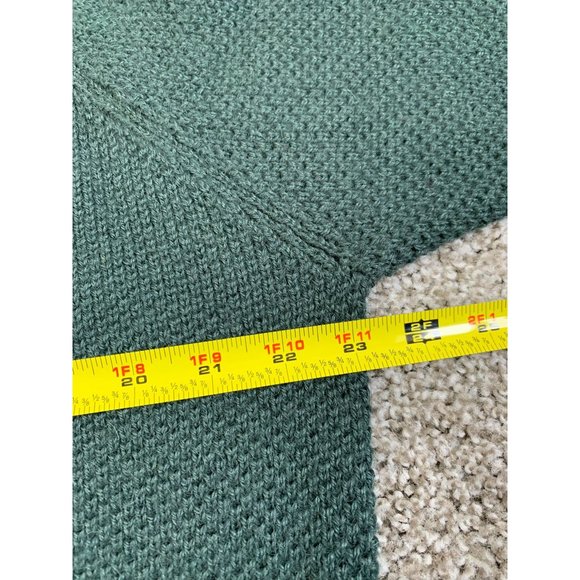 Peruvian Connection 100% Alpaca Green Pullover Sweater L - Picture 7 of 9